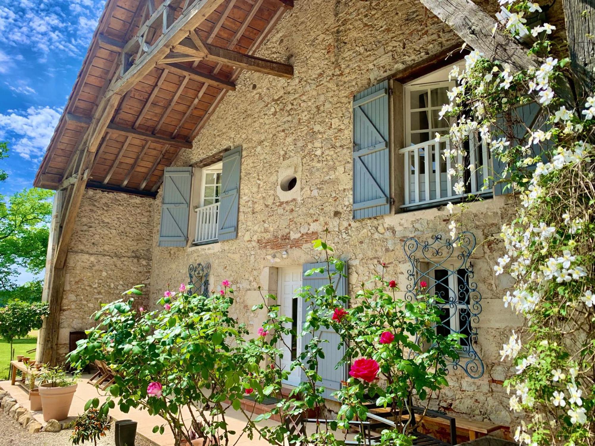 Le Poutic Gite Et Maison D'Hotes Creon-d'Armagnac Exterior foto
